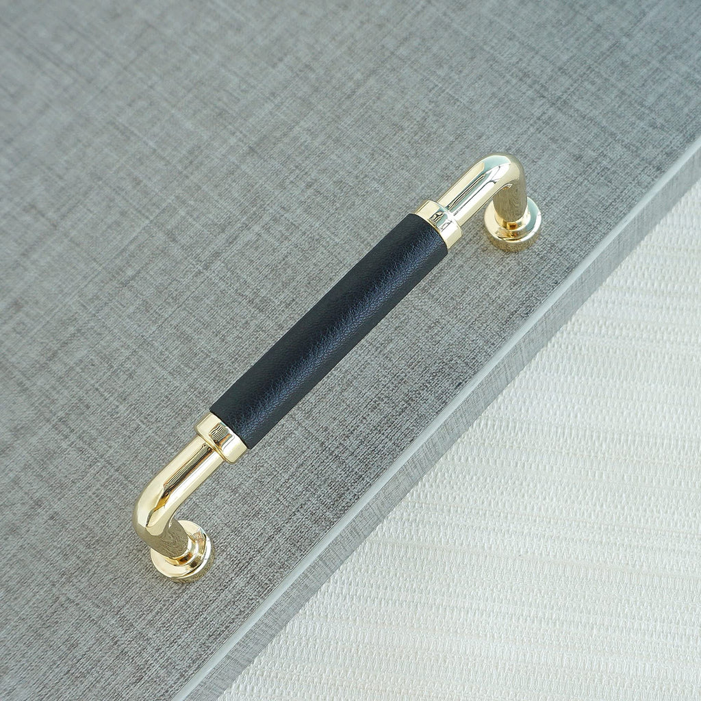 Modern Leather Cupboard D Handles & Knobs