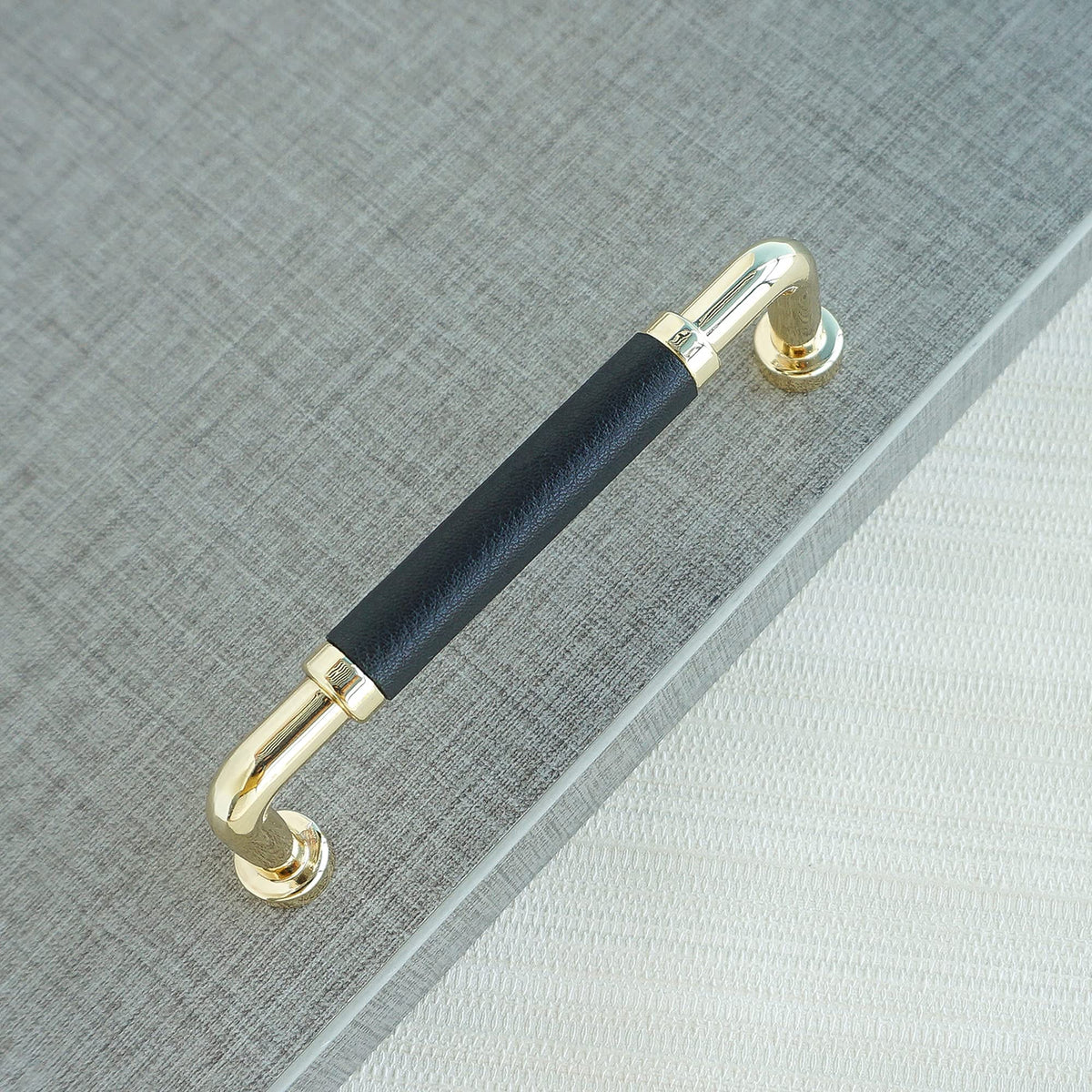 Modern Leather Cupboard D Handles & Knobs