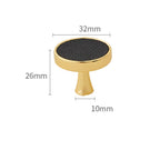 Modern Leather Cupboard D Handles & Knobs