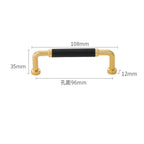 Modern Leather Cupboard D Handles & Knobs