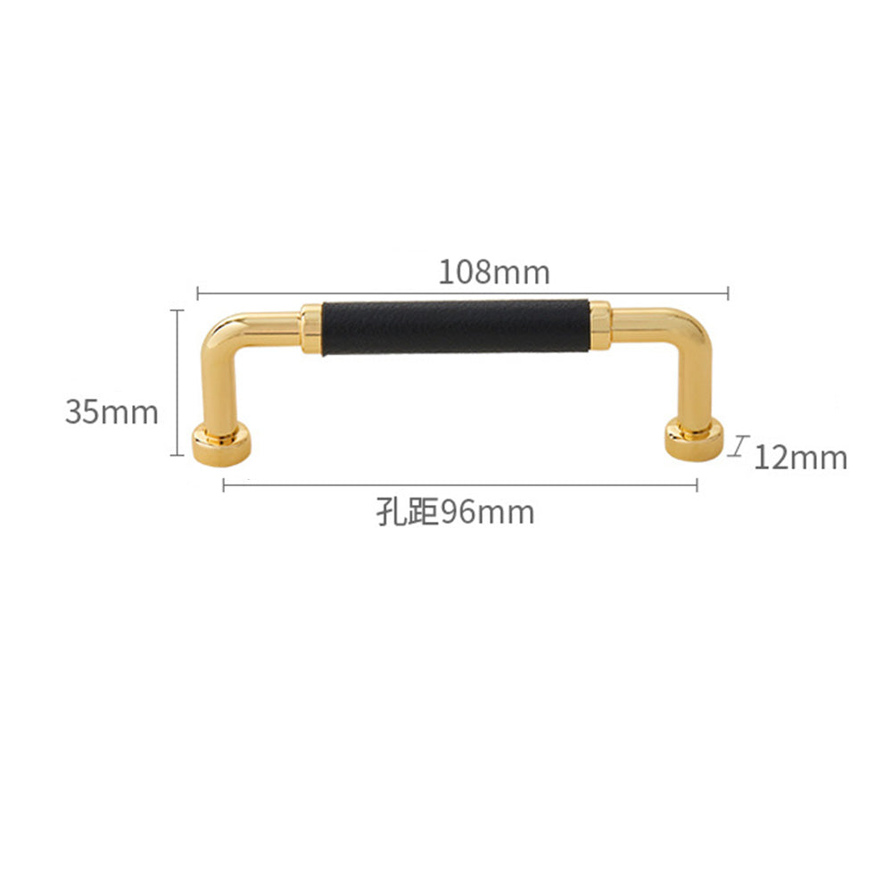 Modern Leather Cupboard D Handles & Knobs