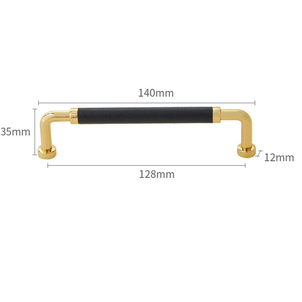 Modern Leather Cupboard D Handles & Knobs