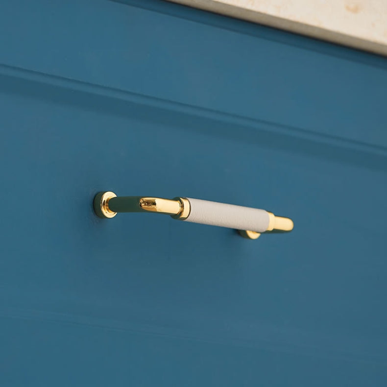 Modern Leather Cupboard D Handles & Knobs