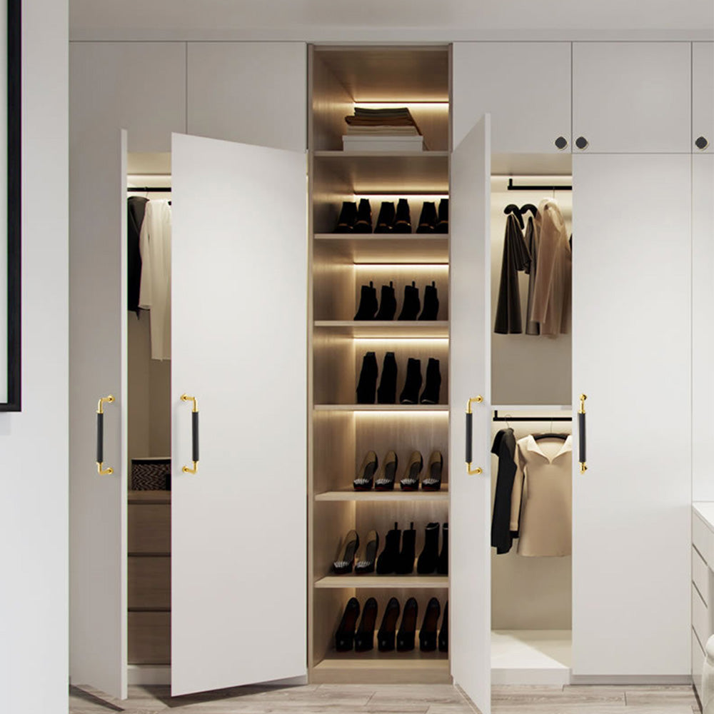 Modern Leather Cupboard D Handles & Knobs