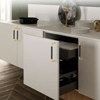 Modern Leather Cupboard D Handles & Knobs