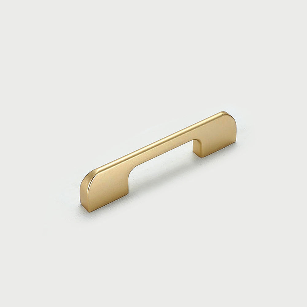 Modern Long Asymmetric Flat Bar Cupboard Handles