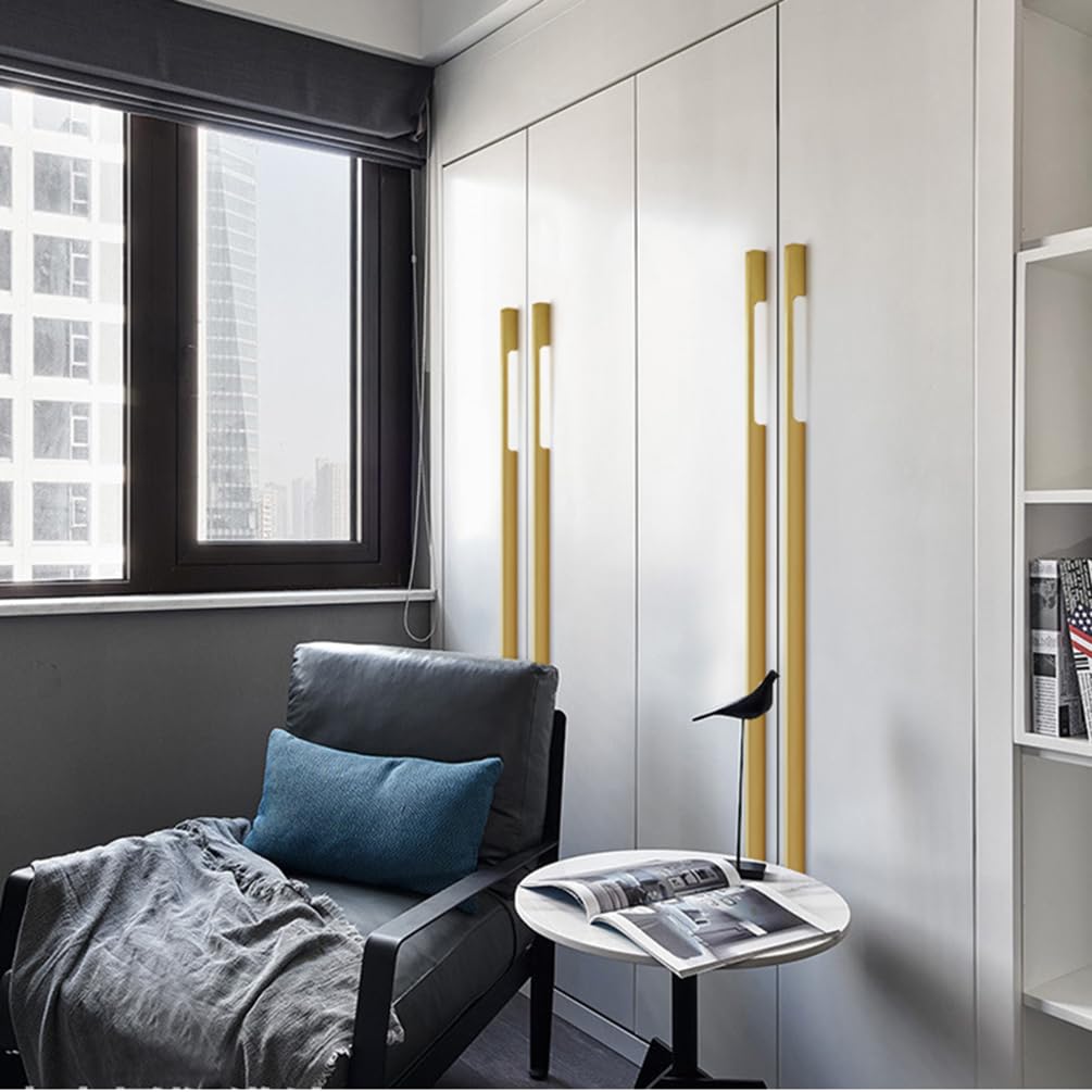 Modern Long Asymmetric Flat Bar Cupboard Handles