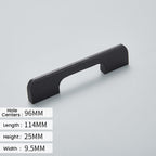 Modern Long Asymmetric Flat Bar Cupboard Handles