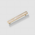 Modern Mother-of-Pearl Rectangular Bar Cupboard Handles