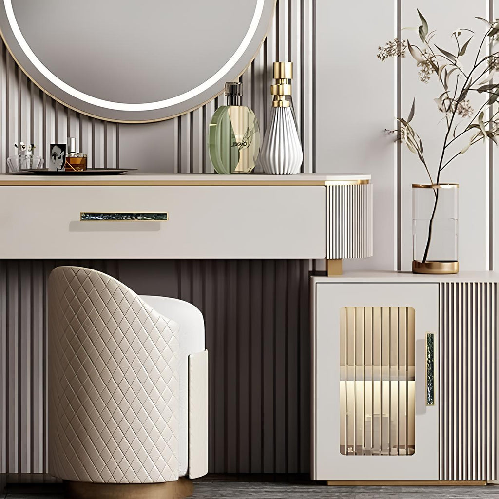 Modern Mother-of-Pearl Rectangular Bar Cupboard Handles