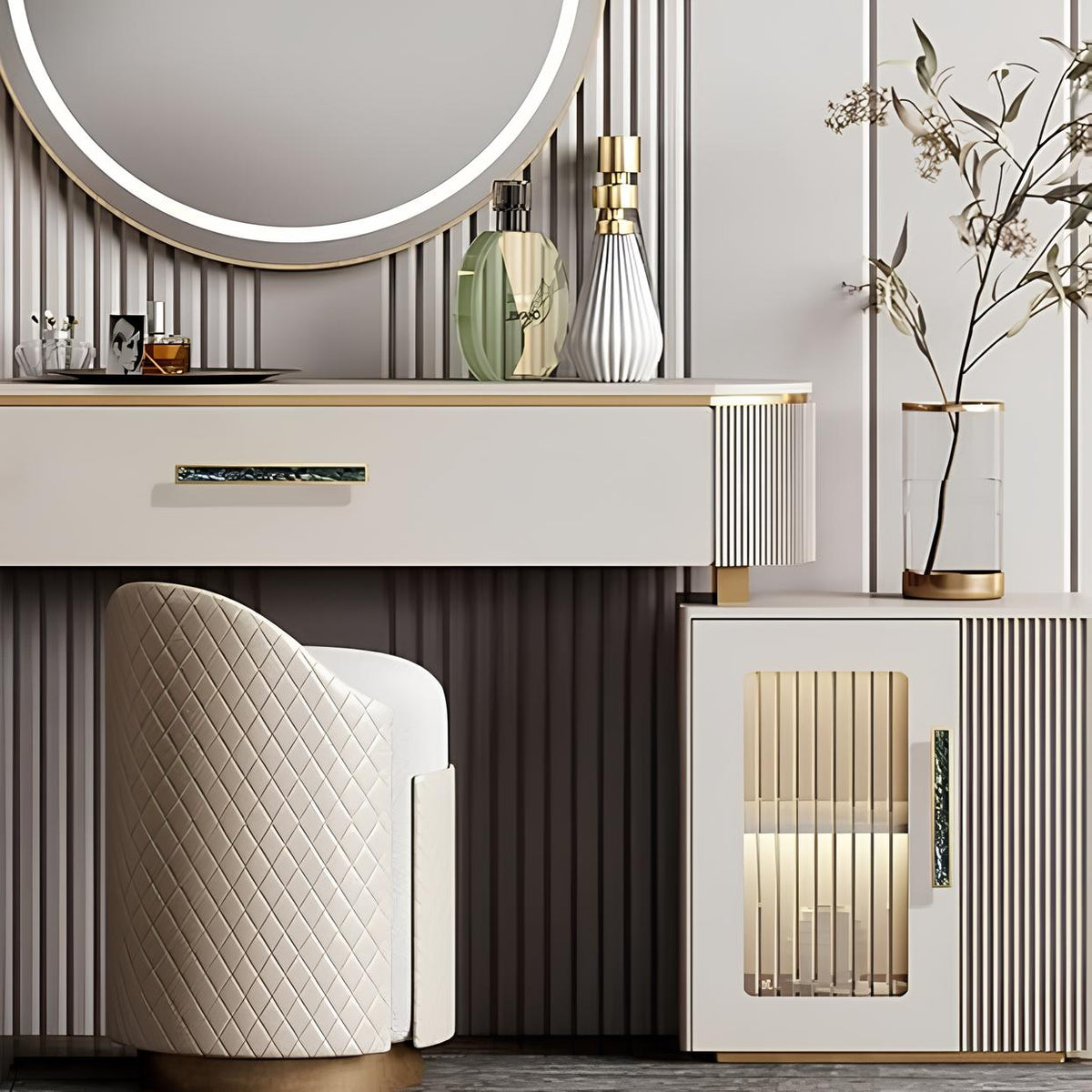Modern Mother-of-Pearl Rectangular Bar Cupboard Handles