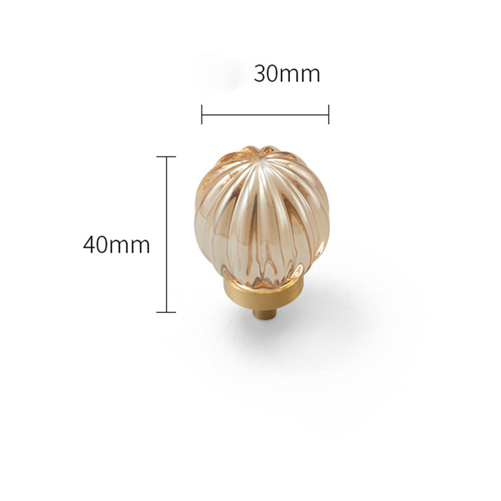 Modern Oval, Ball, Ribbed and Square Crystal Cupboard Knobs