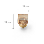 Modern Oval, Ball, Ribbed and Square Crystal Cupboard Knobs