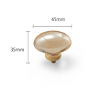 Modern Oval, Ball, Ribbed and Square Crystal Cupboard Knobs