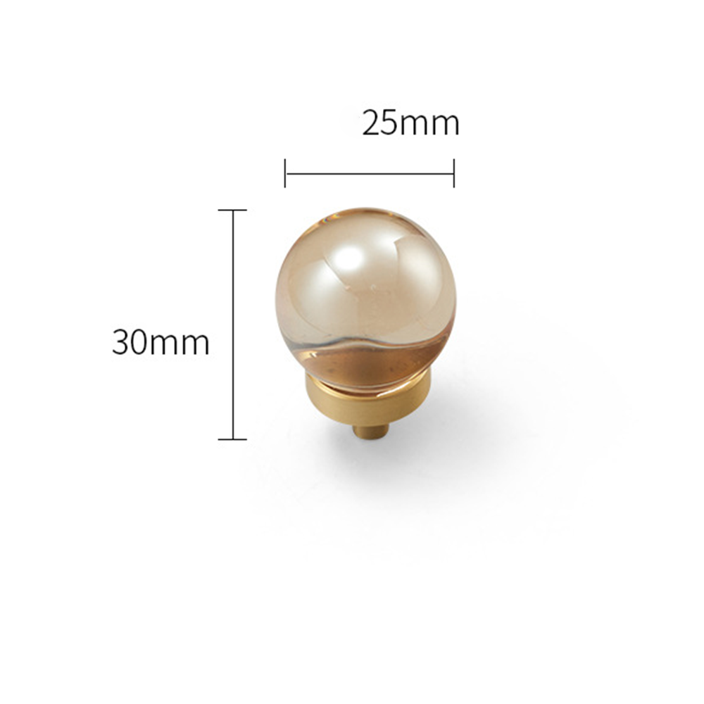 Modern Oval, Ball, Ribbed and Square Crystal Cupboard Knobs