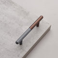 Modern Patchwork Knurled T-Bar Wardrobe Handles