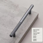 Modern Patchwork Knurled T-Bar Wardrobe Handles