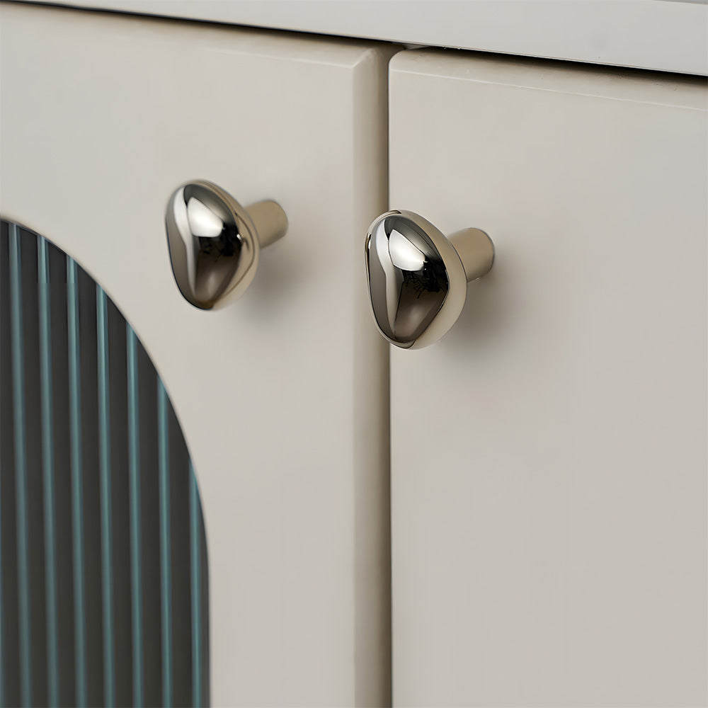 Modern Pebble Mushroom Cupboard Knobs