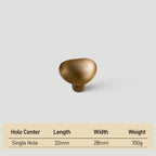 Modern Pebble Mushroom Cupboard Knobs
