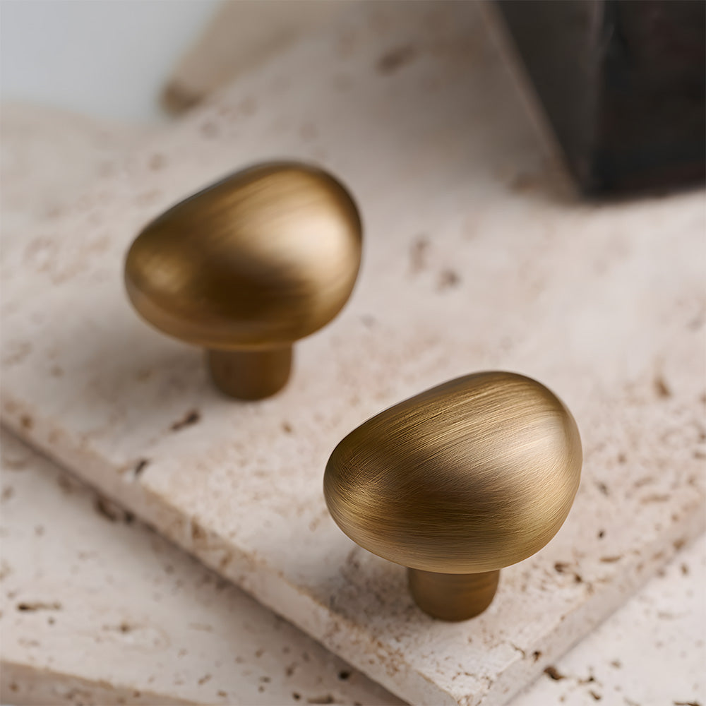 Modern Pebble Mushroom Cupboard Knobs