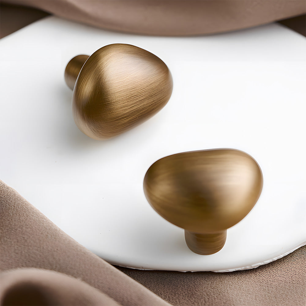 Modern Pebble Mushroom Cupboard Knobs