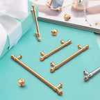 Modern Pumpkin Head T-Bar Wardrobe Handles & Knobs