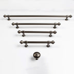 Modern Pumpkin Head T-Bar Wardrobe Handles & Knobs