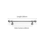 Modern Pumpkin Head T-Bar Wardrobe Handles & Knobs