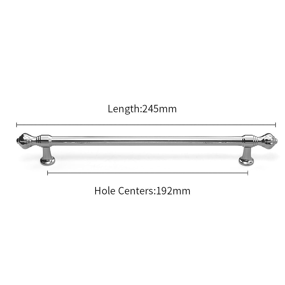 Modern Pumpkin Head T-Bar Wardrobe Handles & Knobs