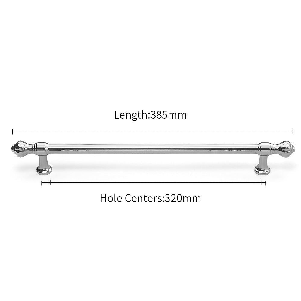 Modern Pumpkin Head T-Bar Wardrobe Handles & Knobs