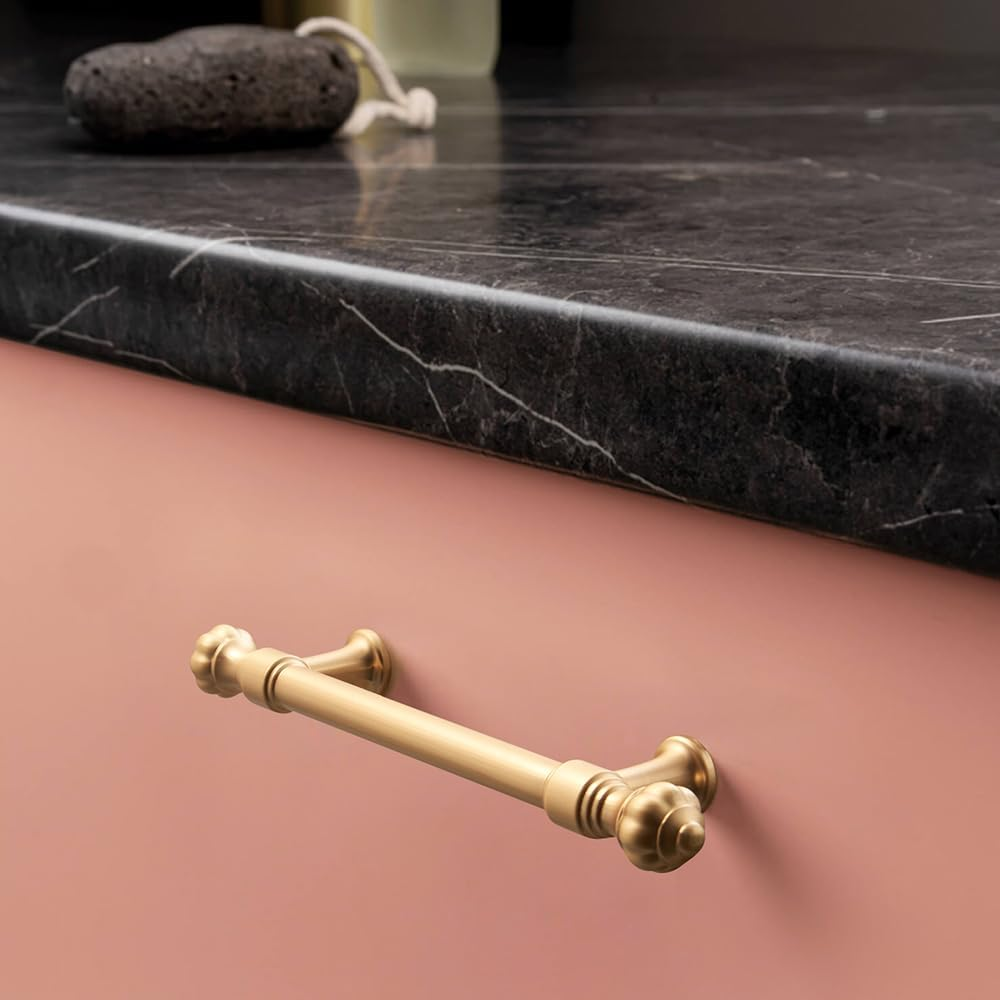 Modern Pumpkin Head T-Bar Wardrobe Handles & Knobs