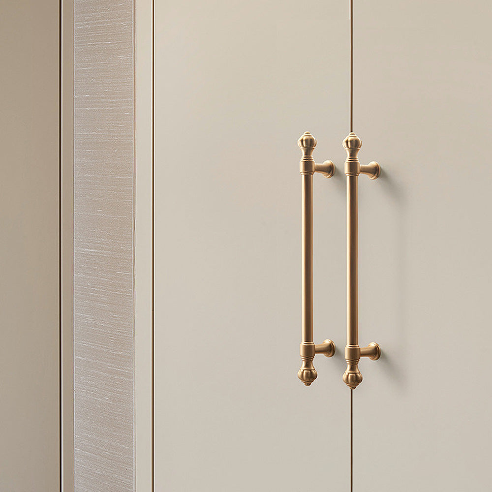 Modern Pumpkin Head T-Bar Wardrobe Handles & Knobs