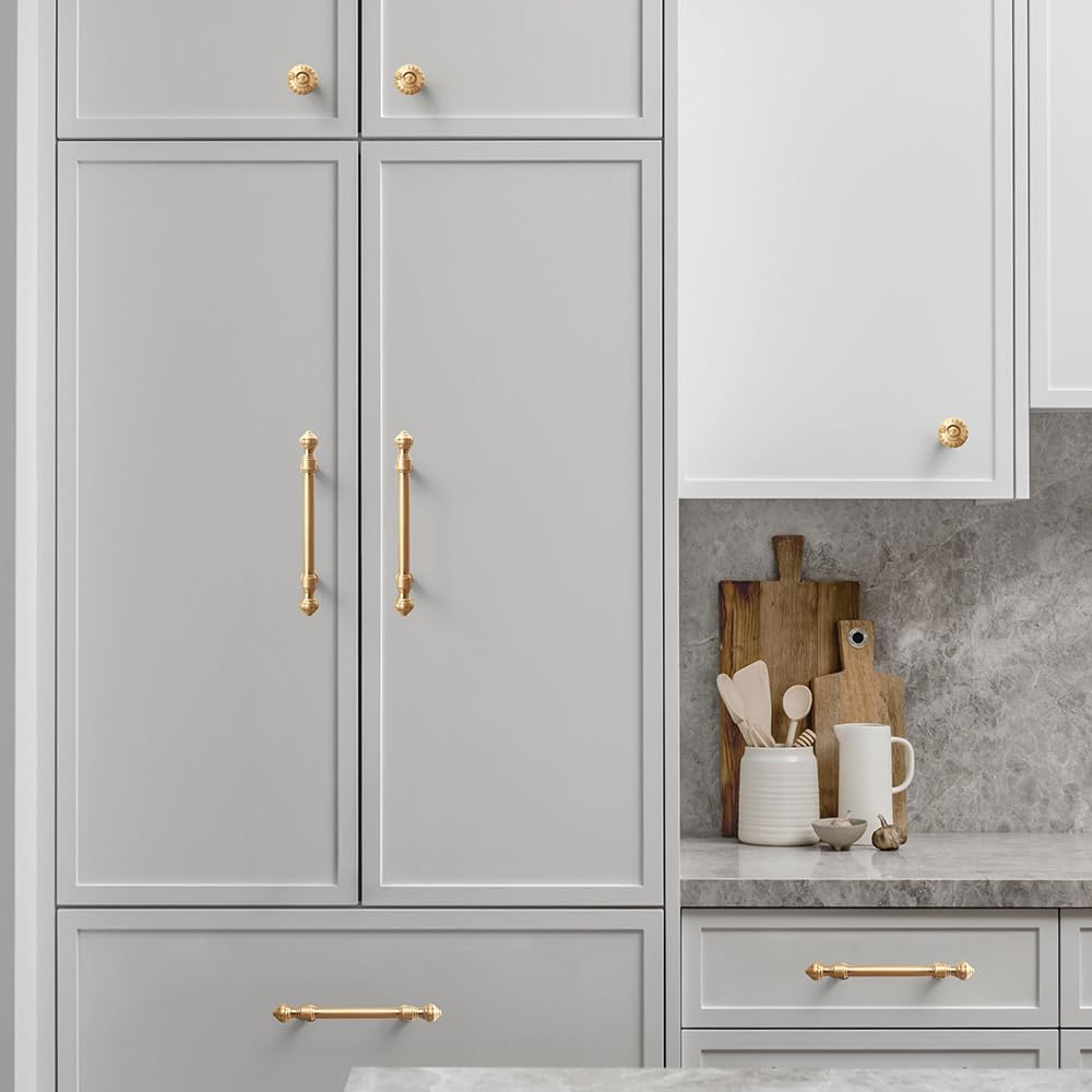 Modern Pumpkin Head T-Bar Wardrobe Handles & Knobs