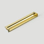 Modern Rectangular Aluminium Finger Edge Pull Handles
