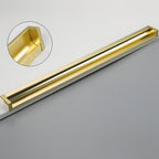 Modern Rectangular Aluminium Finger Edge Pull Handles