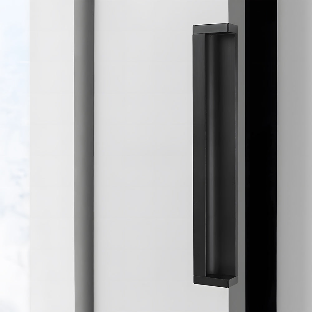 Modern Rectangular Aluminium Finger Edge Pull Handles