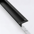 Modern Rectangular Aluminium Finger Edge Pull Handles