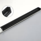 Modern Rectangular Aluminium Finger Edge Pull Handles