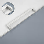 Modern Rectangular Aluminium Finger Edge Pull Handles