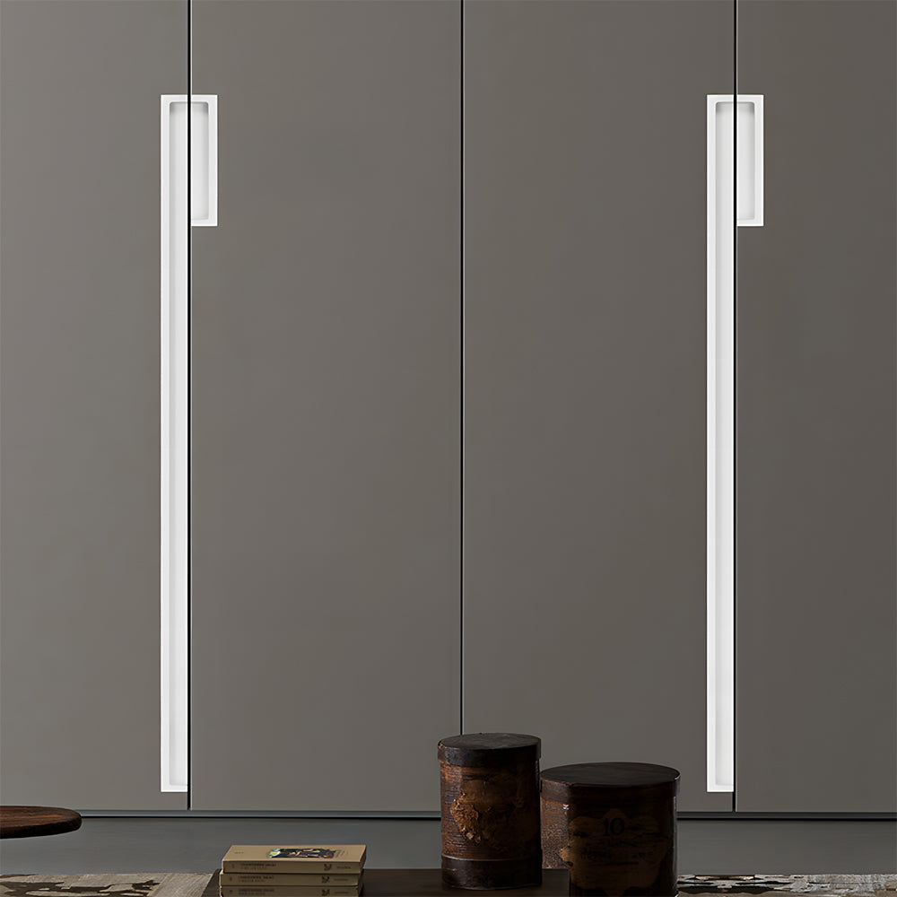 Modern Rectangular Concealed Wardrobe & Drawer Handles