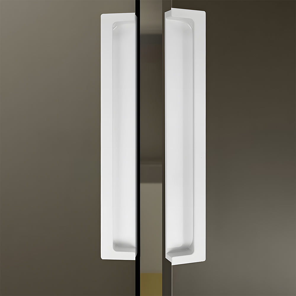 Modern Rectangular Concealed Wardrobe & Drawer Handles