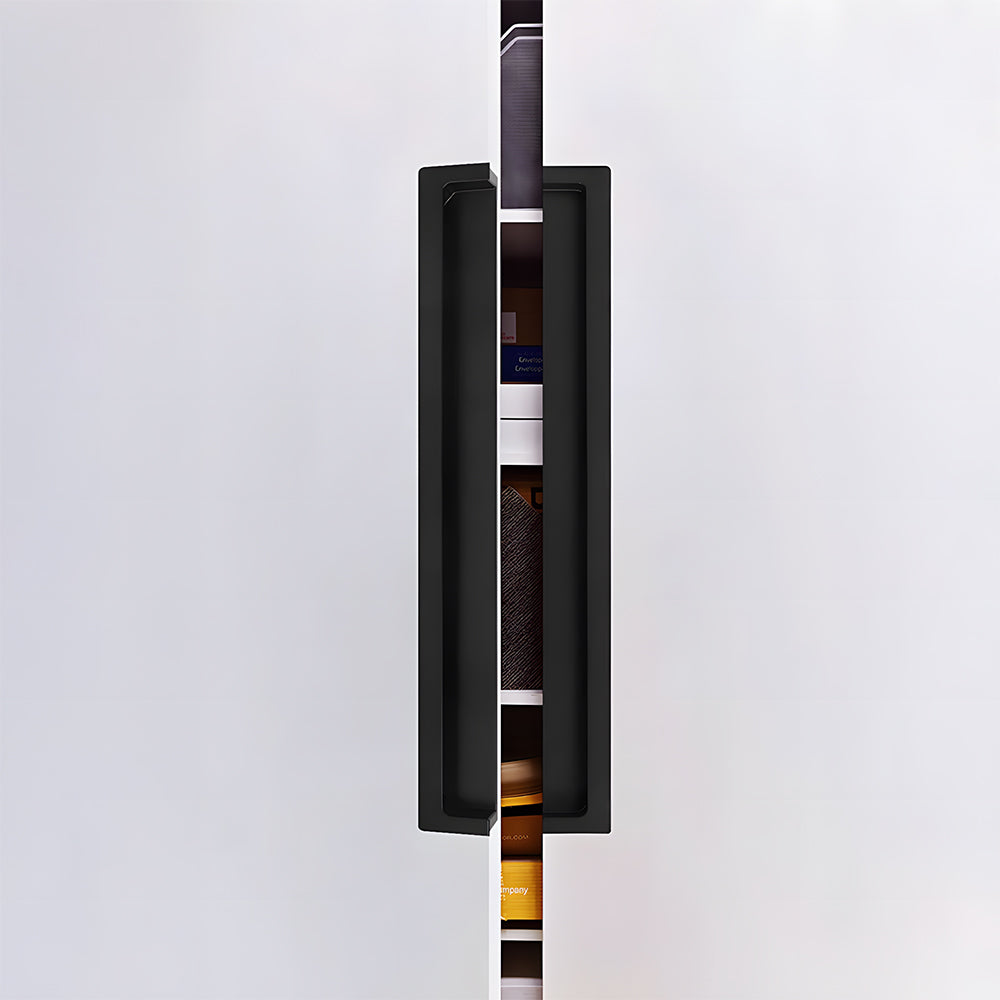 Modern Rectangular Concealed Wardrobe & Drawer Handles