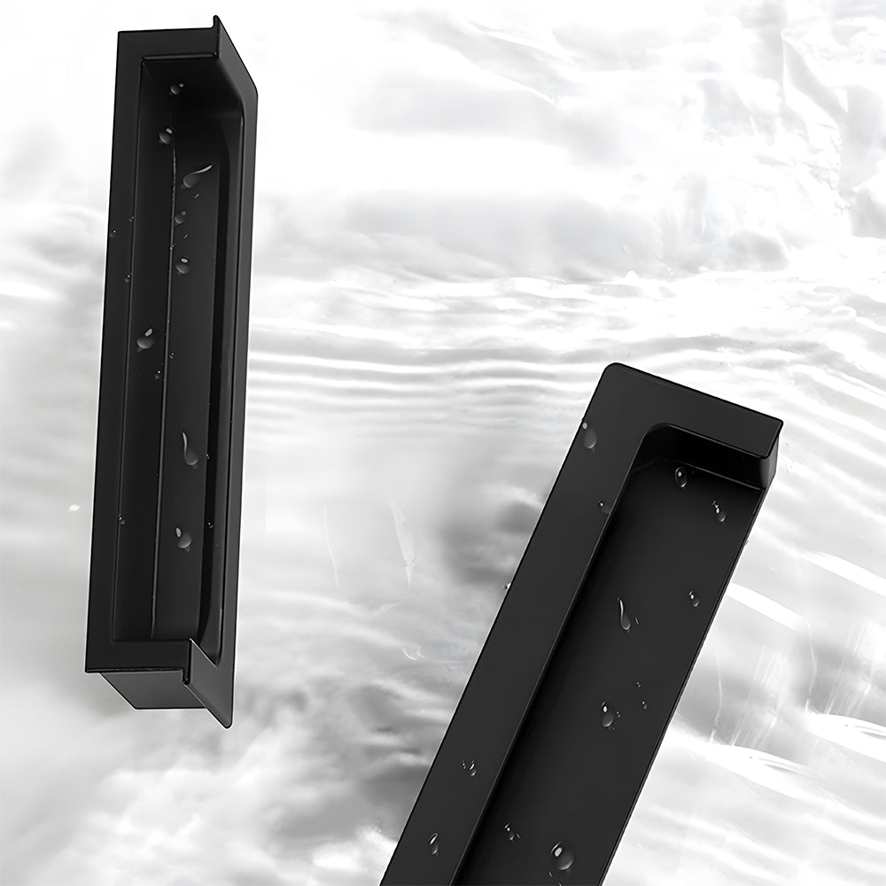 Modern Rectangular Concealed Wardrobe & Drawer Handles