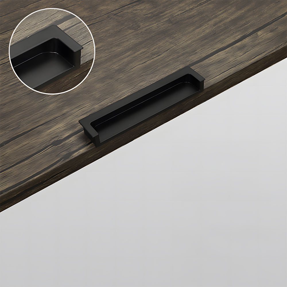 Modern Rectangular Concealed Wardrobe & Drawer Handles