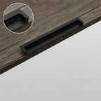Modern Rectangular Concealed Wardrobe & Drawer Handles