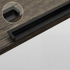 Modern Rectangular Concealed Wardrobe & Drawer Handles