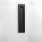 Modern Rectangular Flush Finger Pull Cupboard Handles