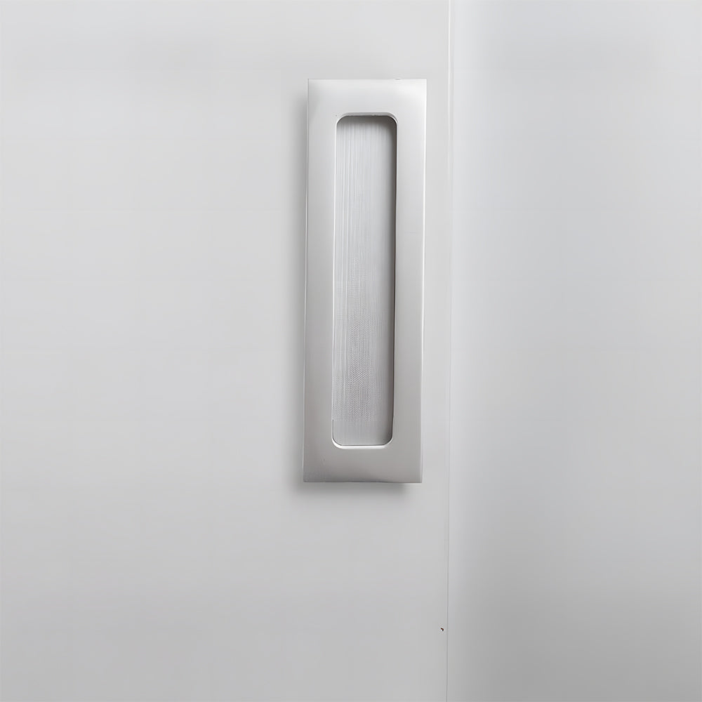Modern Rectangular Flush Finger Pull Cupboard Handles