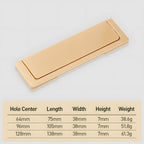 Modern Rectangular Folding Drawer Handles