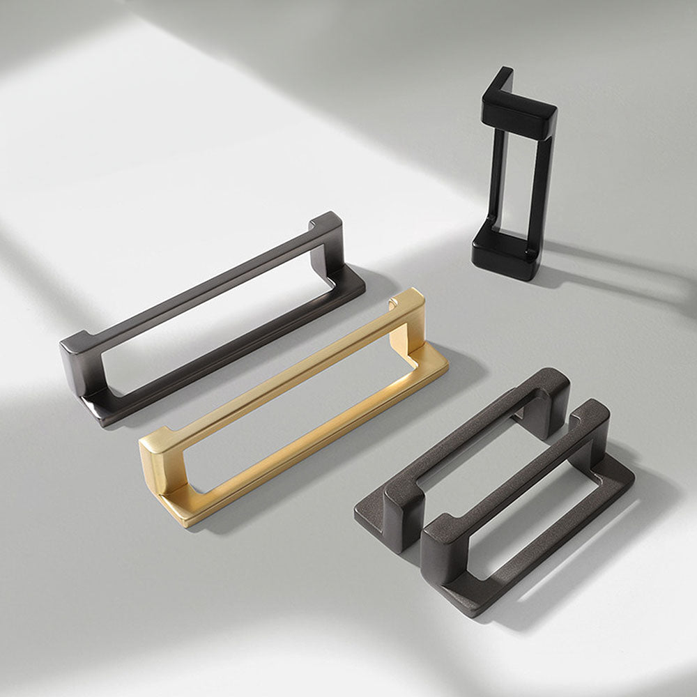 Modern Rectangular Frame Cupboard & Drawer Handles